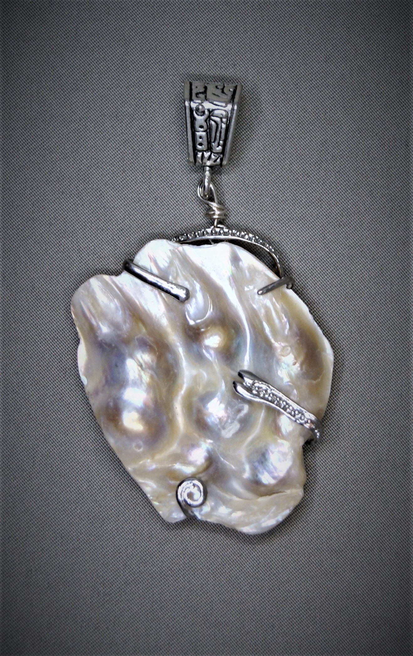 Blister Pearl Pendant #PD112 | Three 
